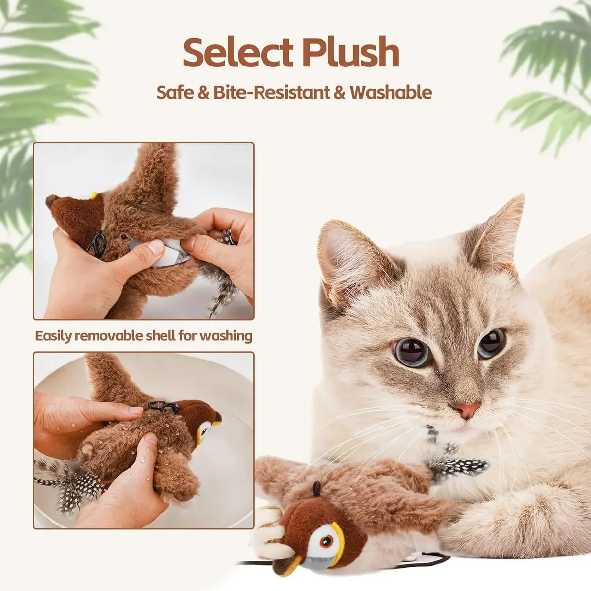 Flying Bird Interactive Cat Toy