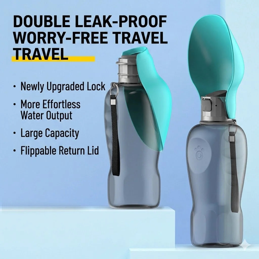Portable Travel Water Bottle for Pets