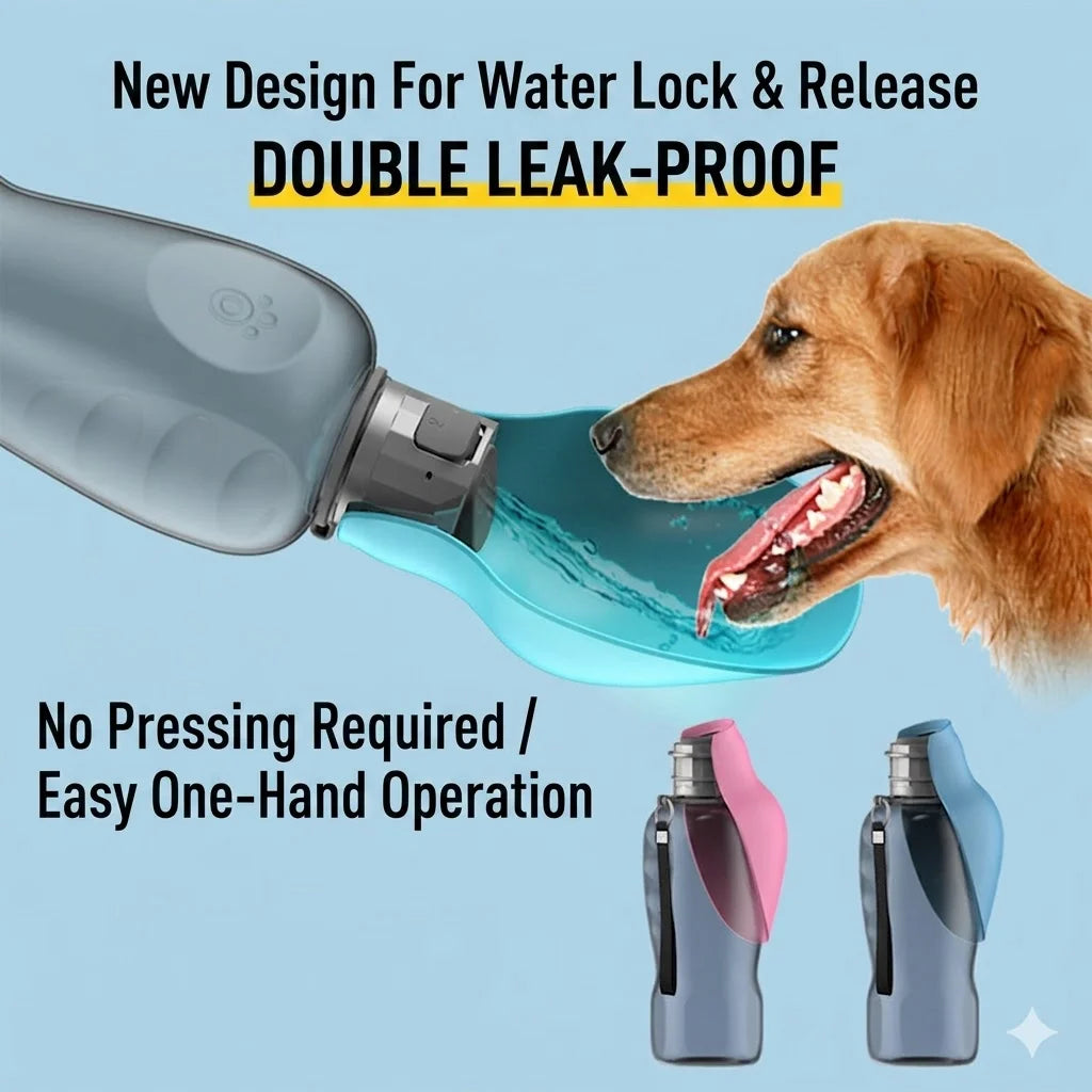 Portable Travel Water Bottle for Pets