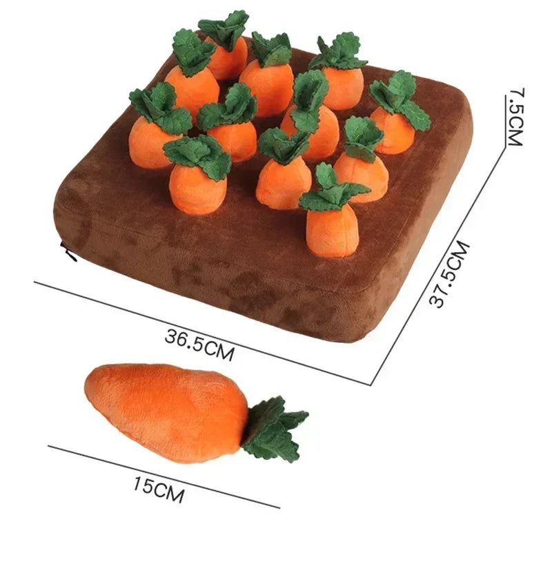 Plush Carrot Snuffle Mat
