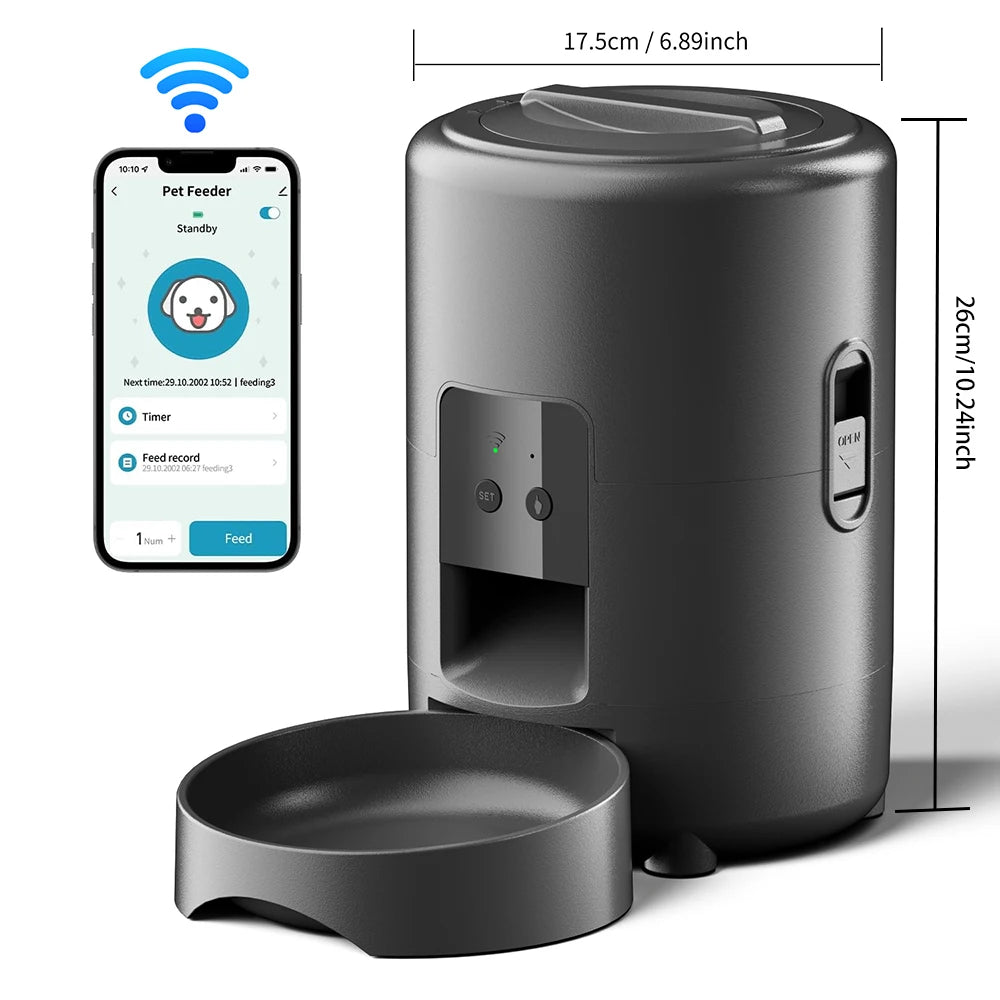 Smart Automatic Pet Feeder with Camera