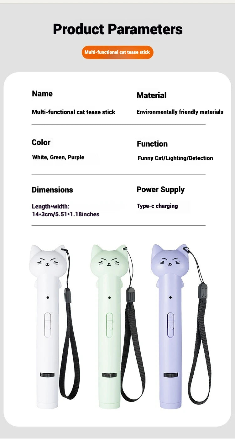 Multi-Pattern Laser Cat Toy