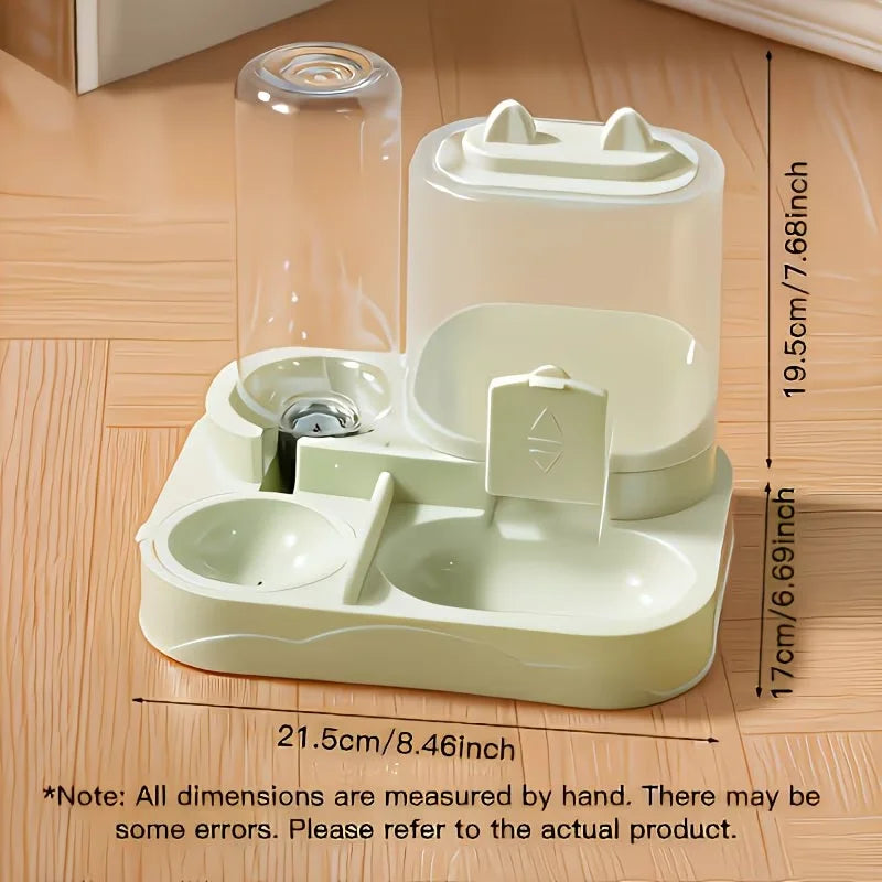 2-in-1 Pet Feeder &amp; Water Dispenser