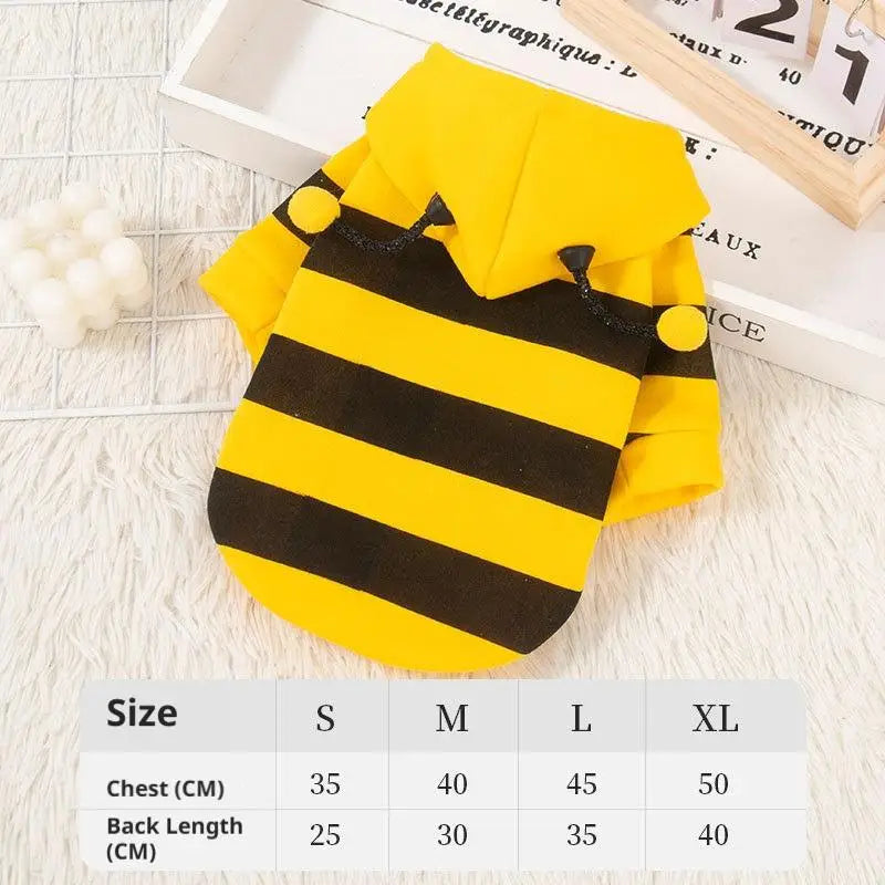 Bee Costume Hoodie for Pets