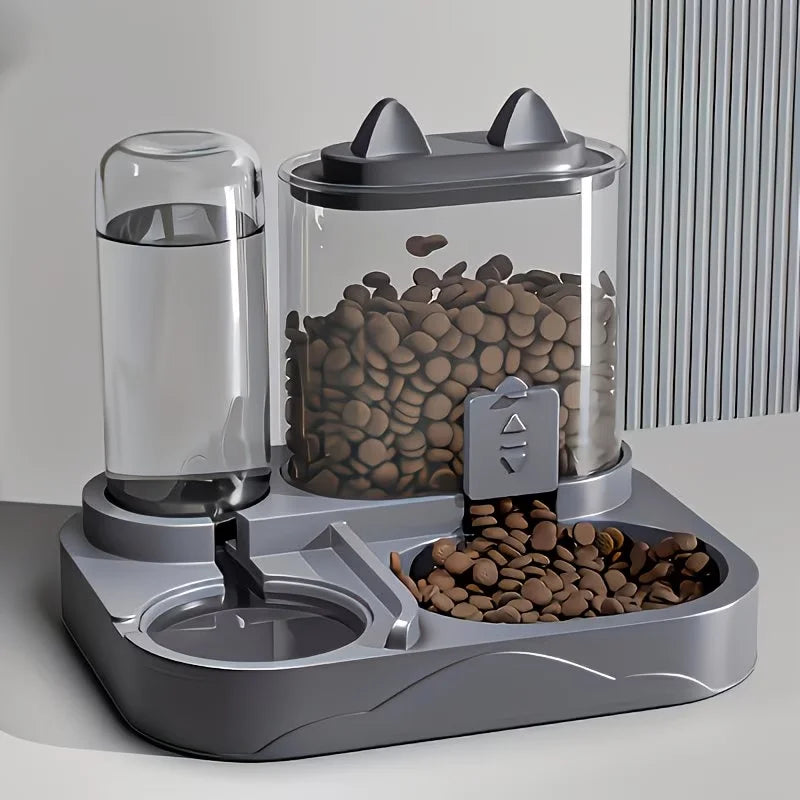 2-in-1 Pet Feeder &amp; Water Dispenser