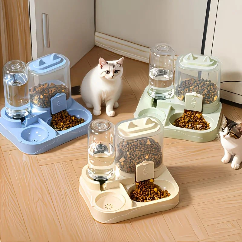 2-in-1 Pet Feeder &amp; Water Dispenser