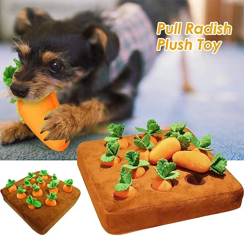 Plush Carrot Snuffle Mat