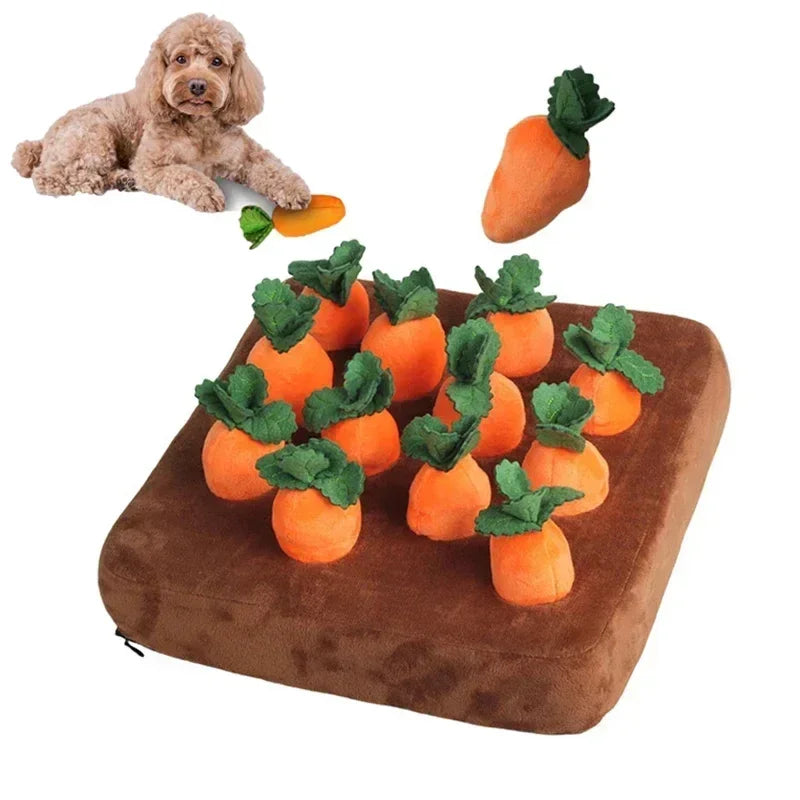 Plush Carrot Snuffle Mat