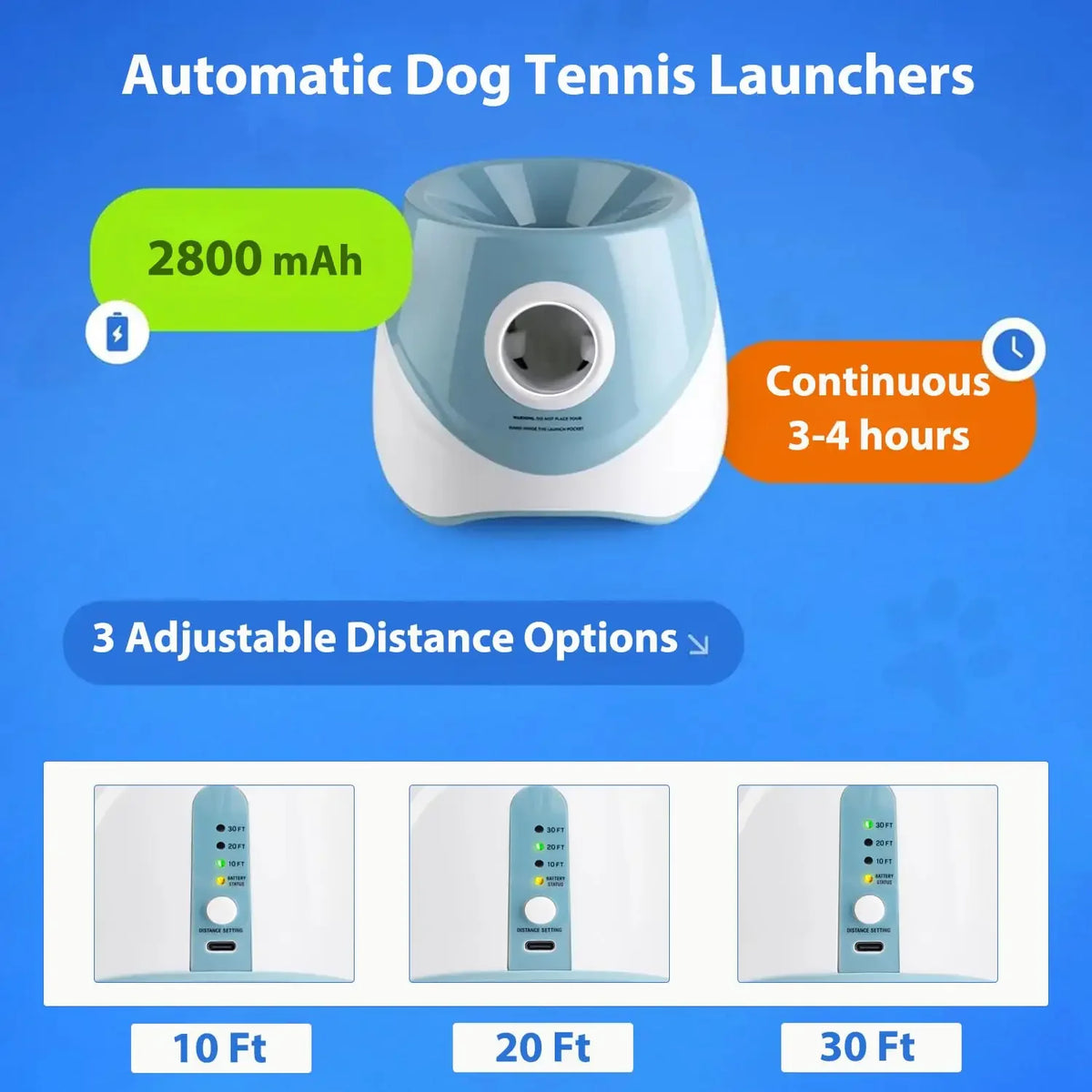 Automatic Tennis Ball Launcher for Dogs
