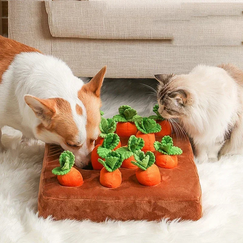 Plush Carrot Snuffle Mat