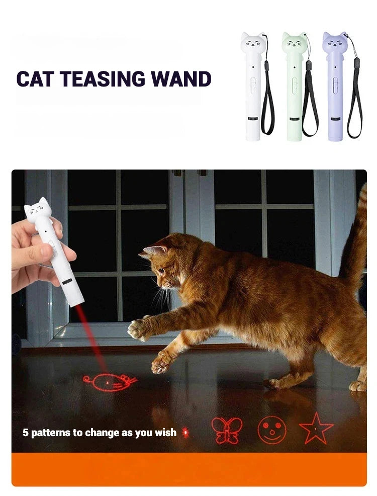 Multi-Pattern Laser Cat Toy
