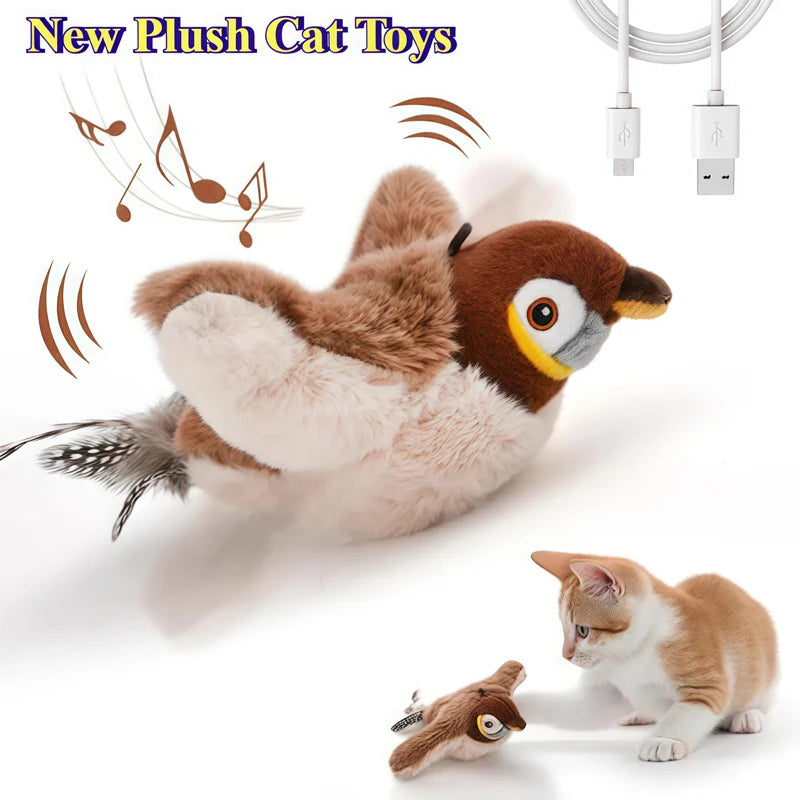 Flying Bird Interactive Cat Toy