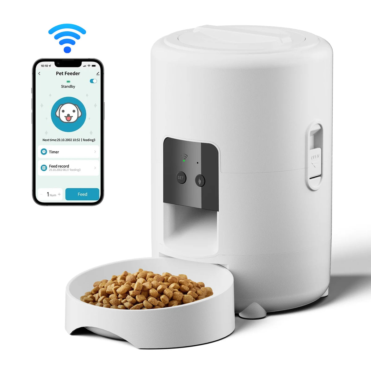 Smart Automatic Pet Feeder with Camera