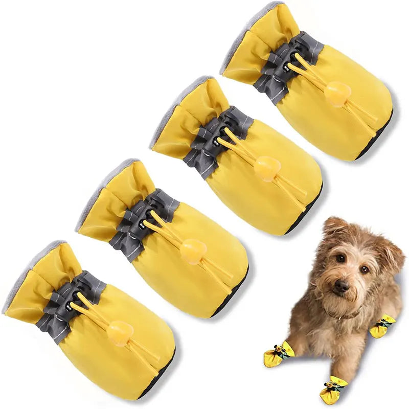 Waterproof Anti-Slip Pet Boots (Set of 4)