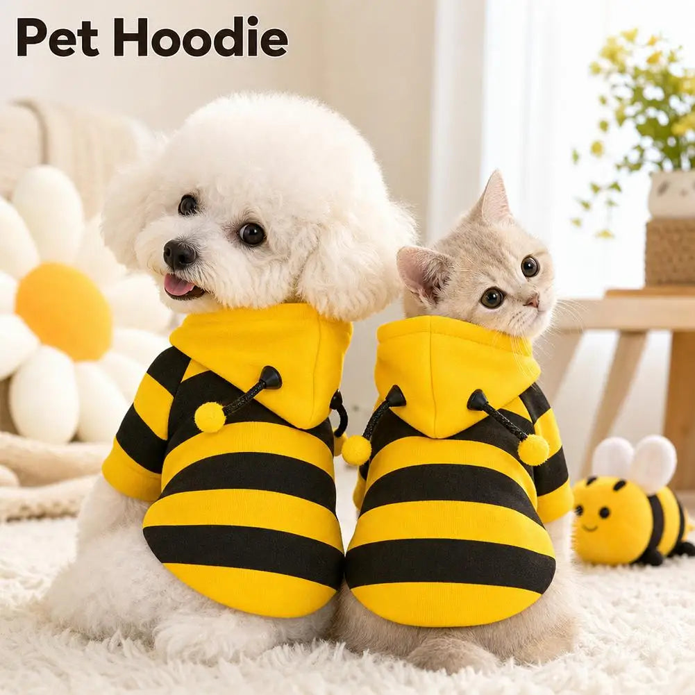 Bee Costume Hoodie for Pets