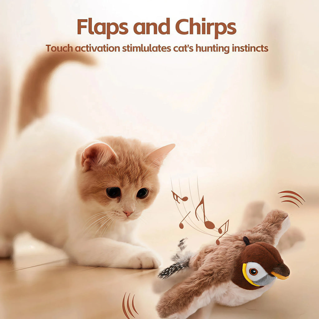 Flying Bird Interactive Cat Toy