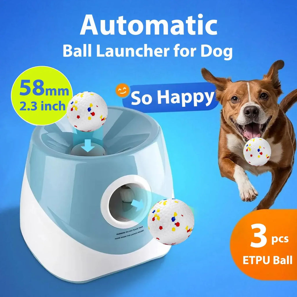 Automatic Tennis Ball Launcher for Dogs