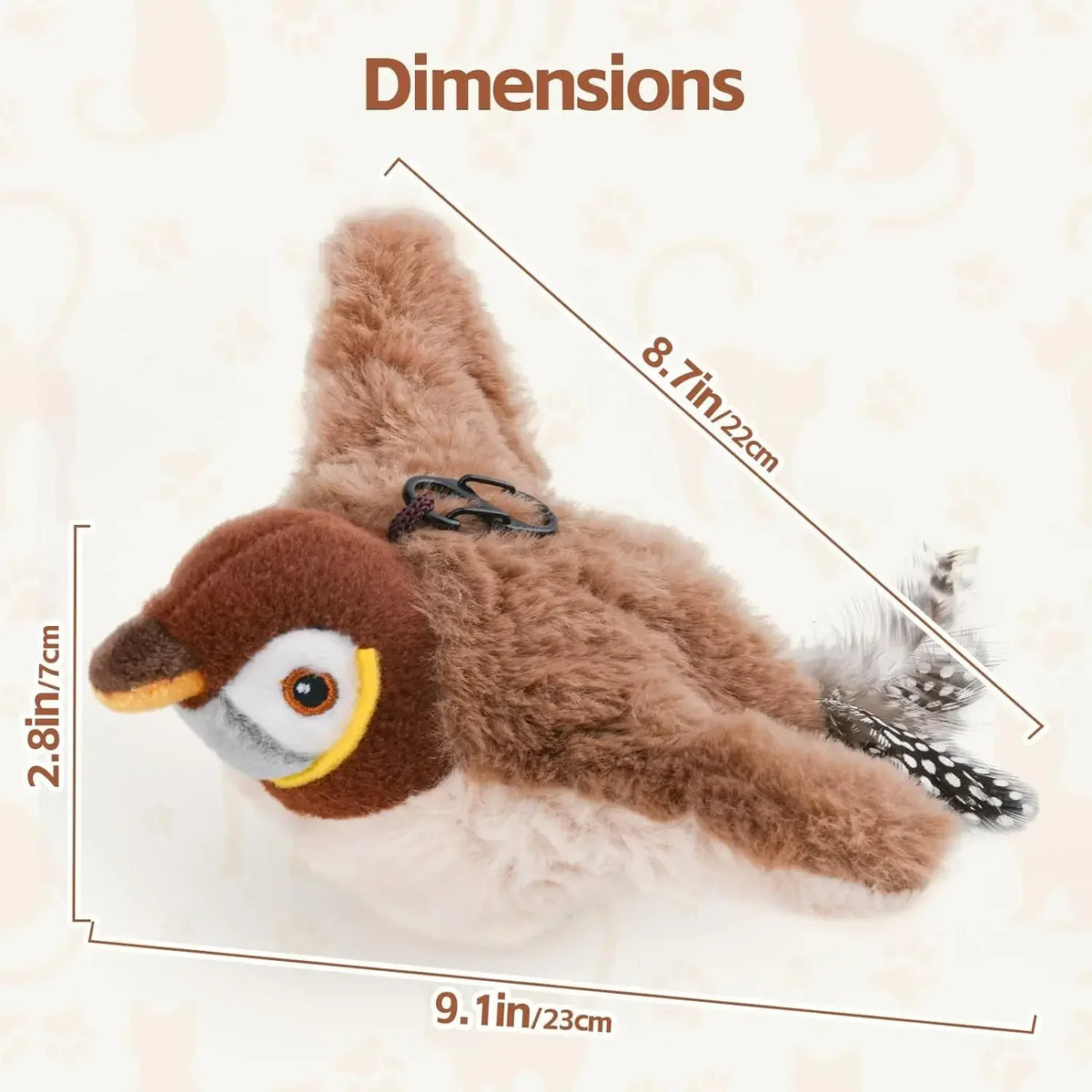 Flying Bird Interactive Cat Toy